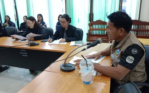 นายกเทศมนตรีตำบลตาจง ได้เรียกประชุมเพื่อเตรียมความพร้อมสูงสุด ในการรับมือสถานการณ์ฉุกเฉินสงคราม