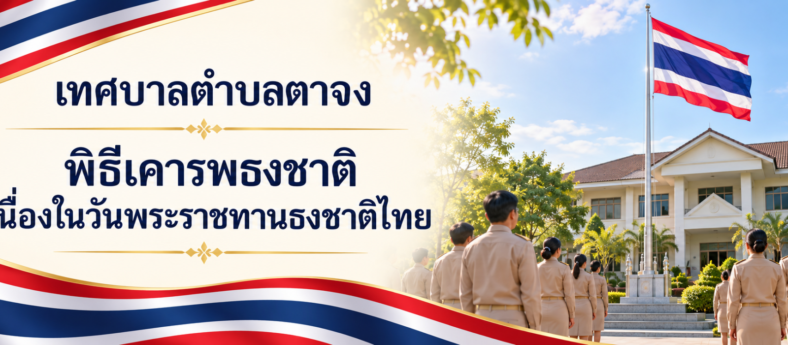 กิจกรรมเคารพธงชาติ