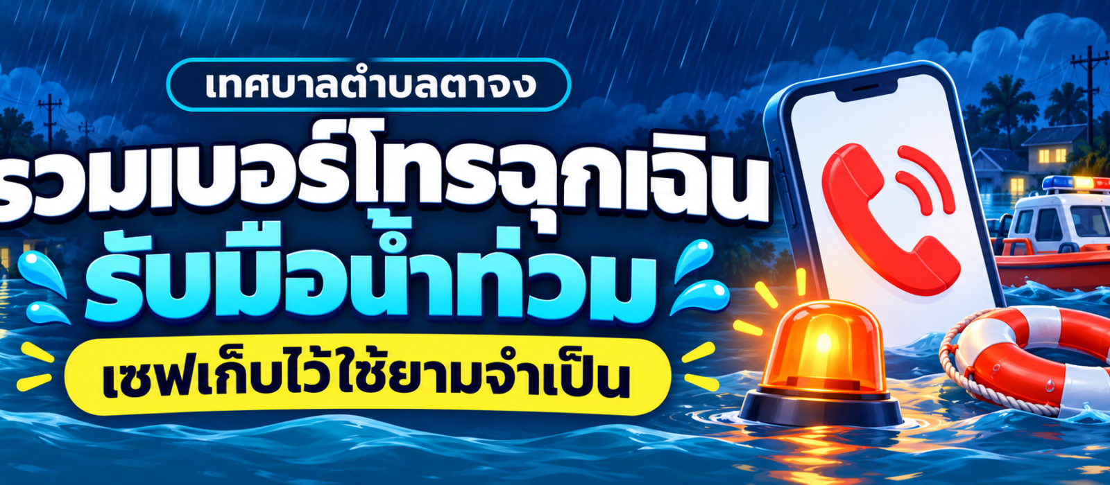 เบอร์โทรฉุกเฉิน